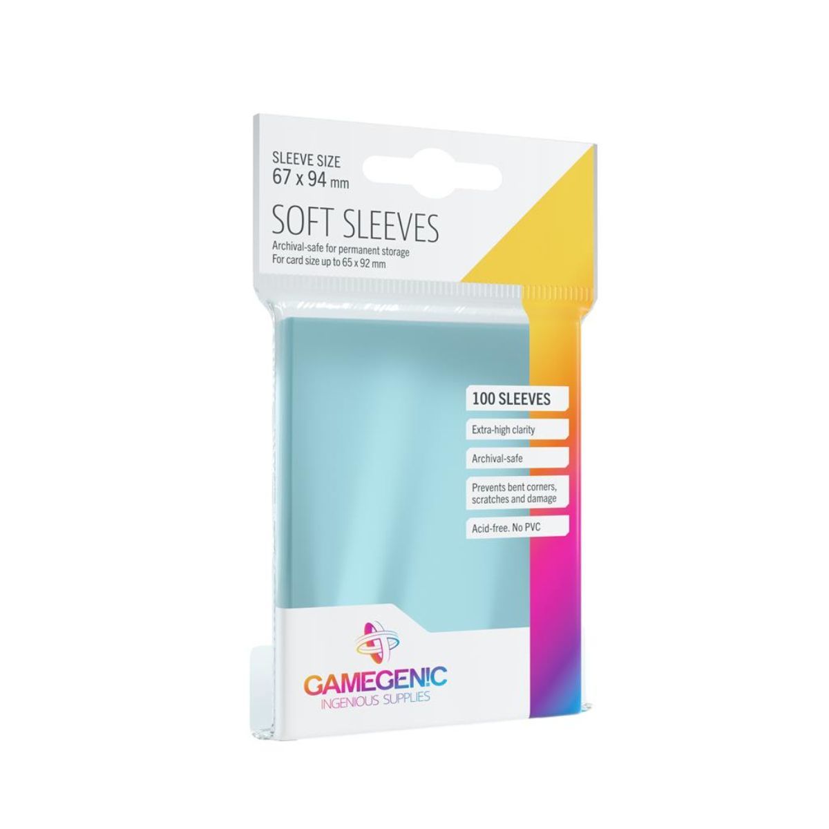 100 Protège-Cartes - Gamegenic - Standard Soft Sleeves
