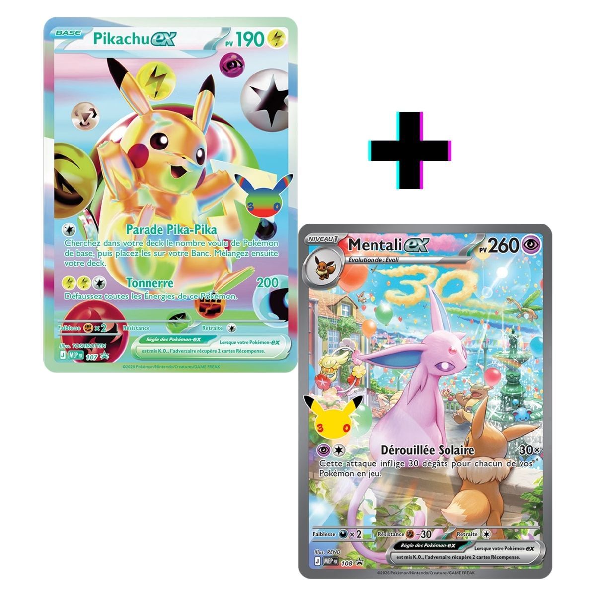 30e Anniversaire - Coffret Ultra-Premium Journée Mentali-ex - Pokémon - FR