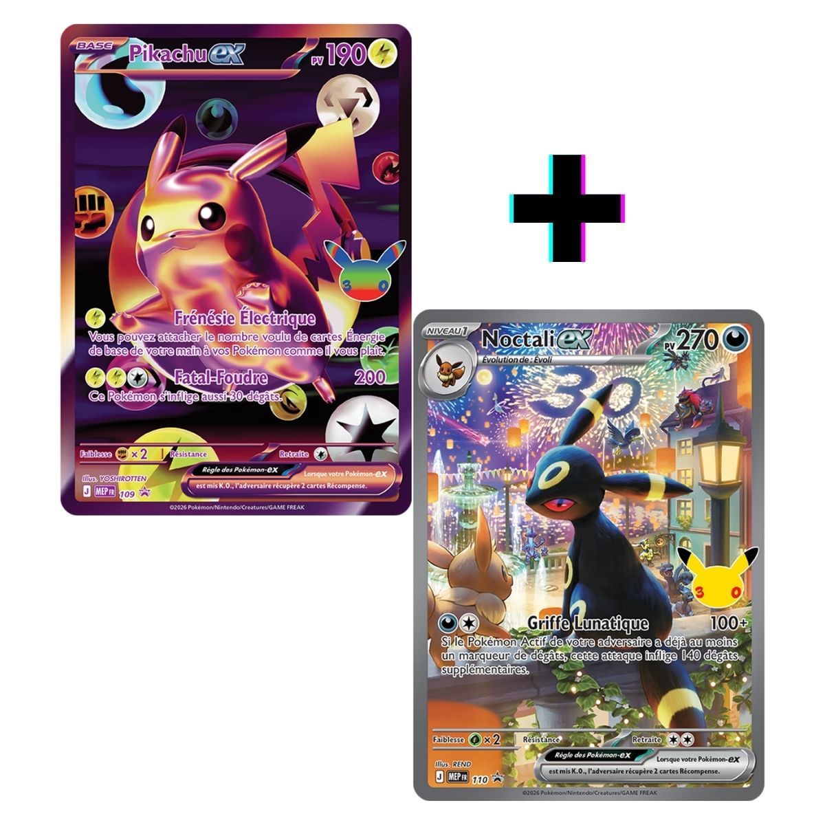 30e Anniversaire - Coffret Ultra-Premium Soirée Noctali-ex - Pokémon - FR