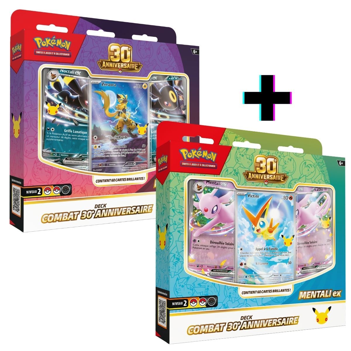 Item 30e Anniversaire - Lot de 2 Decks de Combat - Pokémon - FR