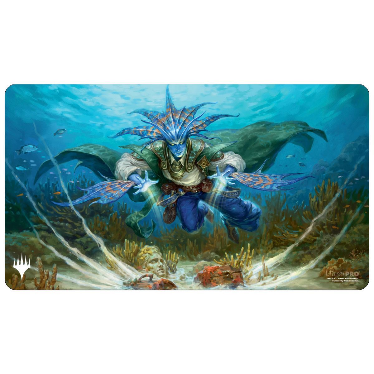 Item Tapis de Jeu - MTG Meurtres au manoir Karlov Morska, Undersea Sleuth Standard Gaming Playmat