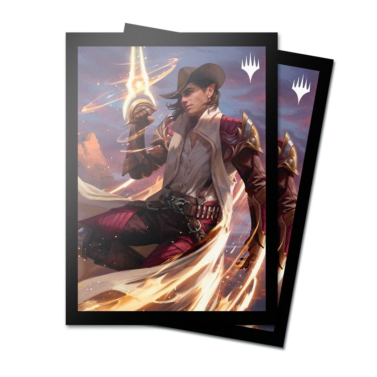 Item MTG Les hors-la-loi de Croisetonnerre 100ct Deck Protector Sleeves Key Art 3