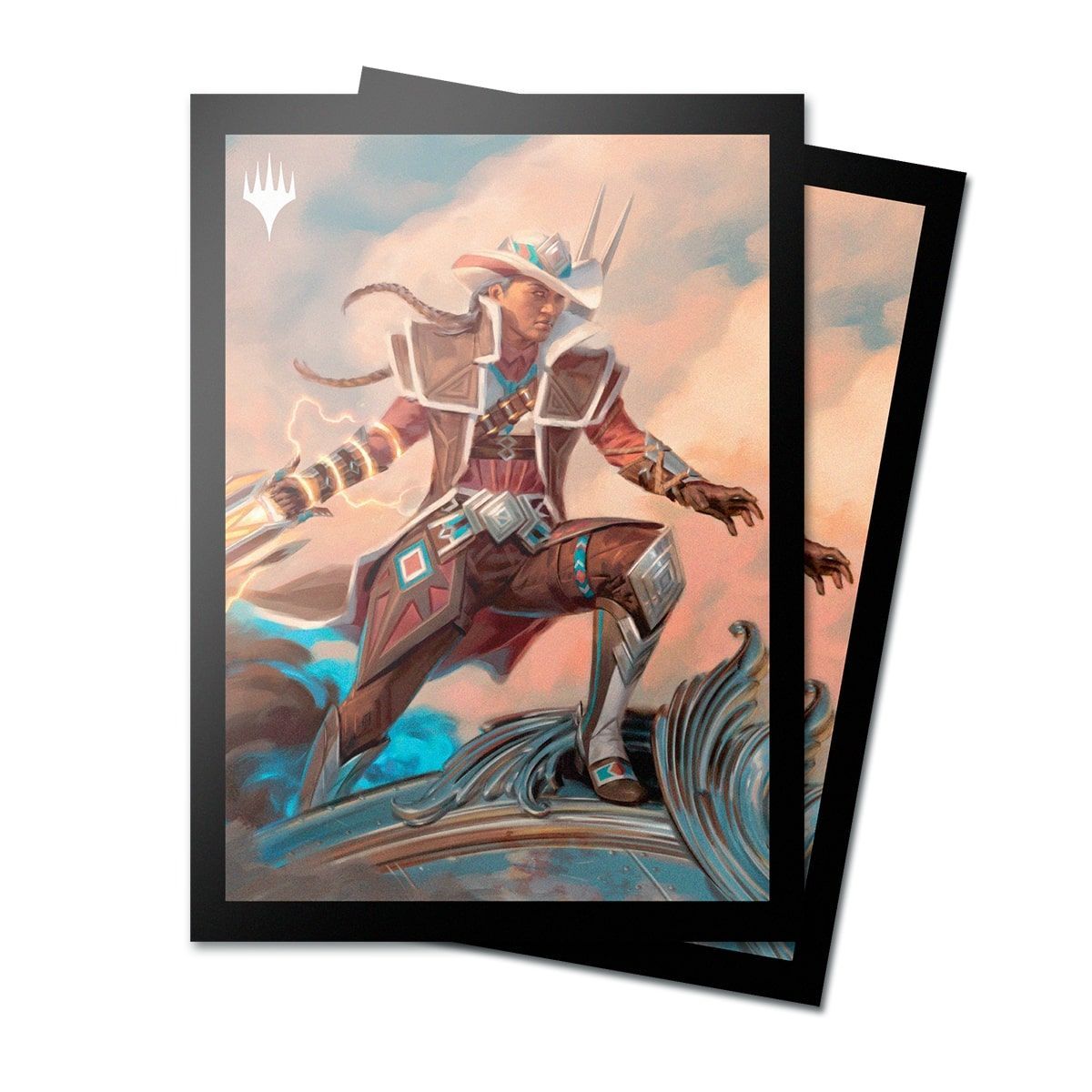 Item MTG Les hors-la-loi de Croisetonnerre 100ct Deck Protector Sleeves Key Art 5