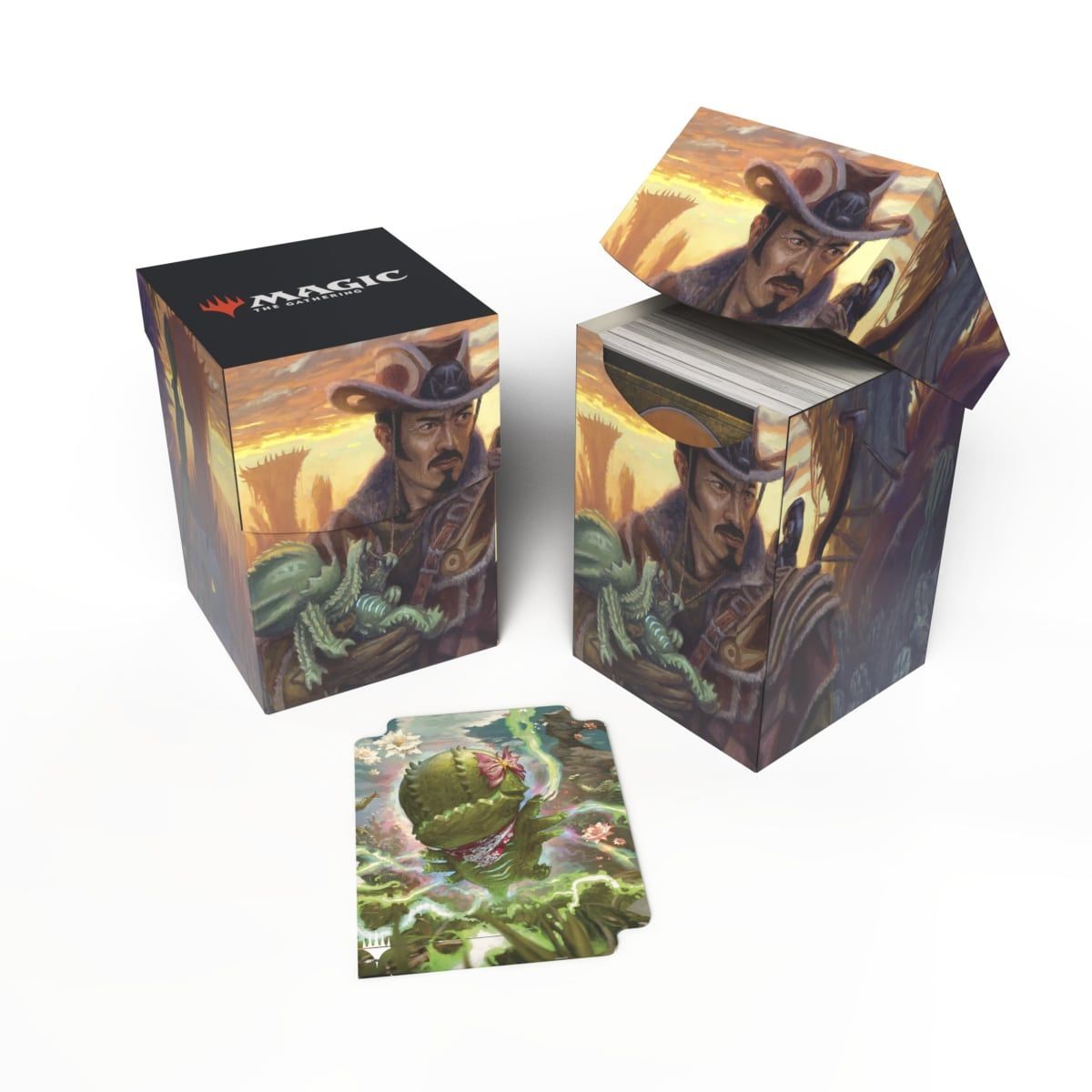 Item Deck Box 100+ MTG Les hors-la-loi de Croisetonnerre Yuma, Proud Protector