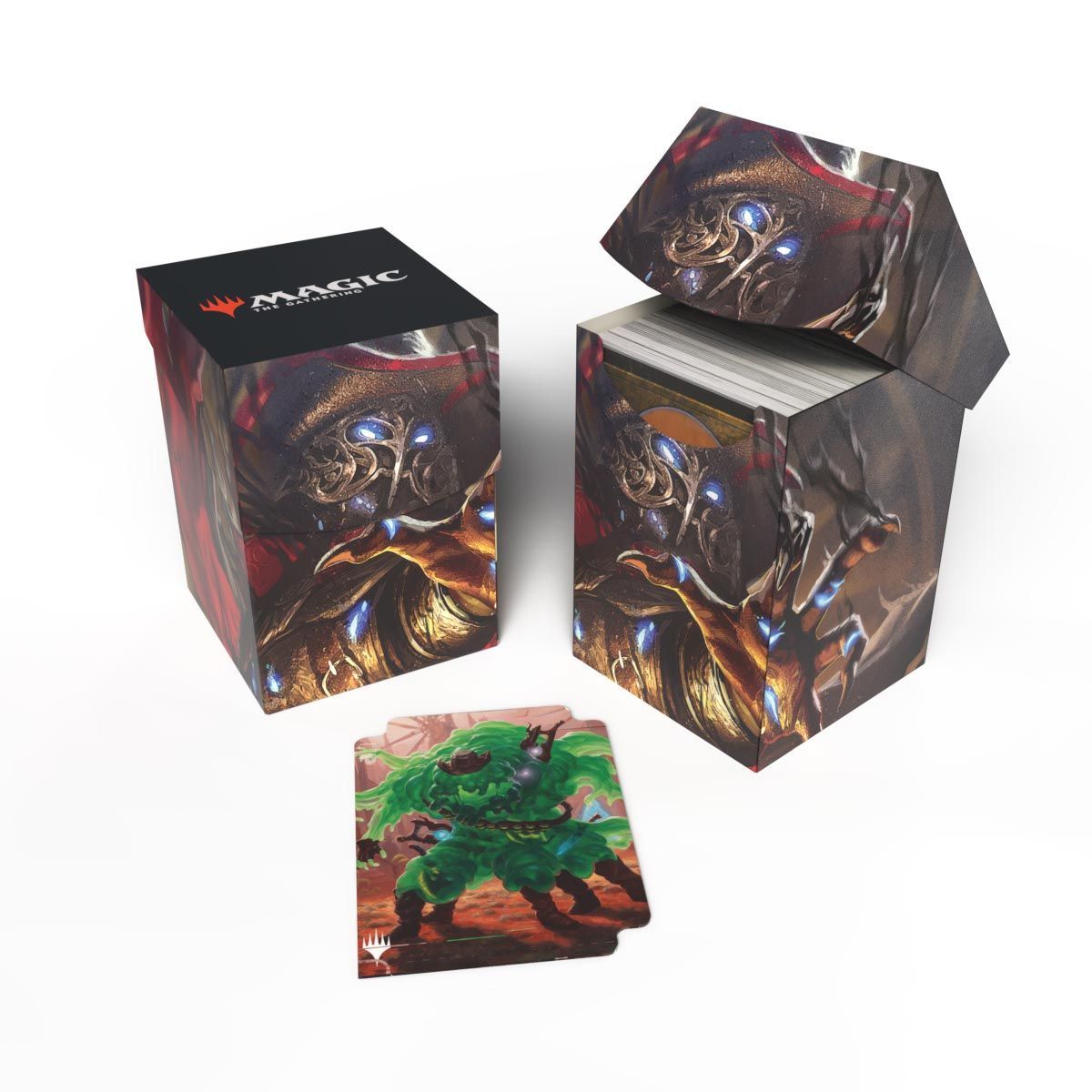 Item Deck Box 100+ MTG Les hors-la-loi de Croisetonnerre Gonti, Canny Acquisitor