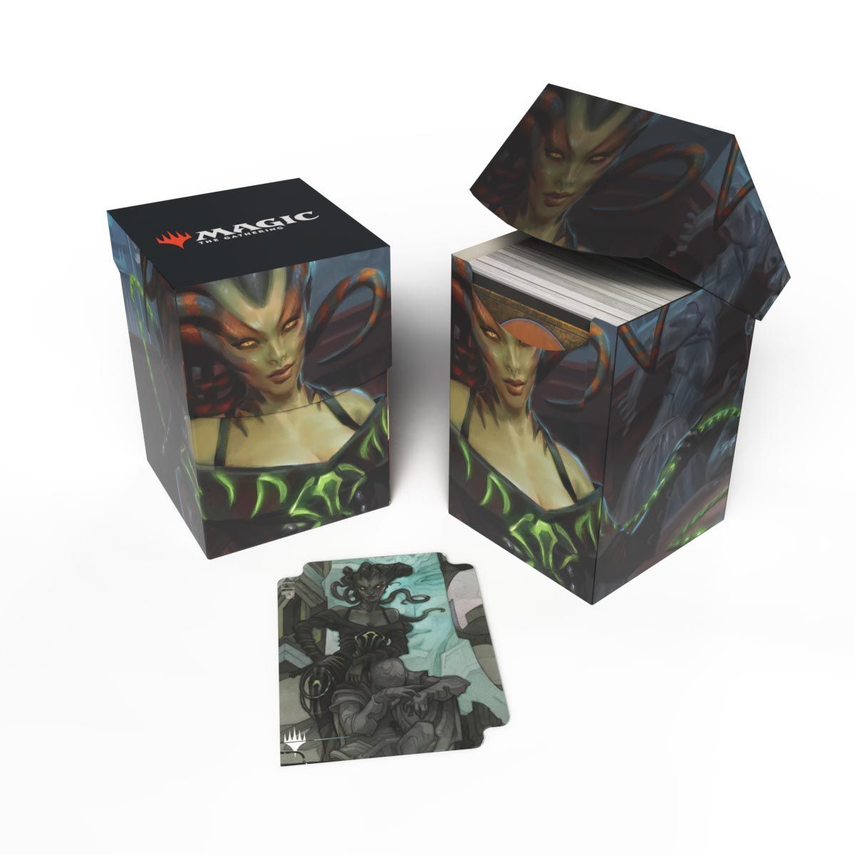 Item Deck Box 100+ MTG Les hors-la-loi de Croisetonnerre Key Art 2