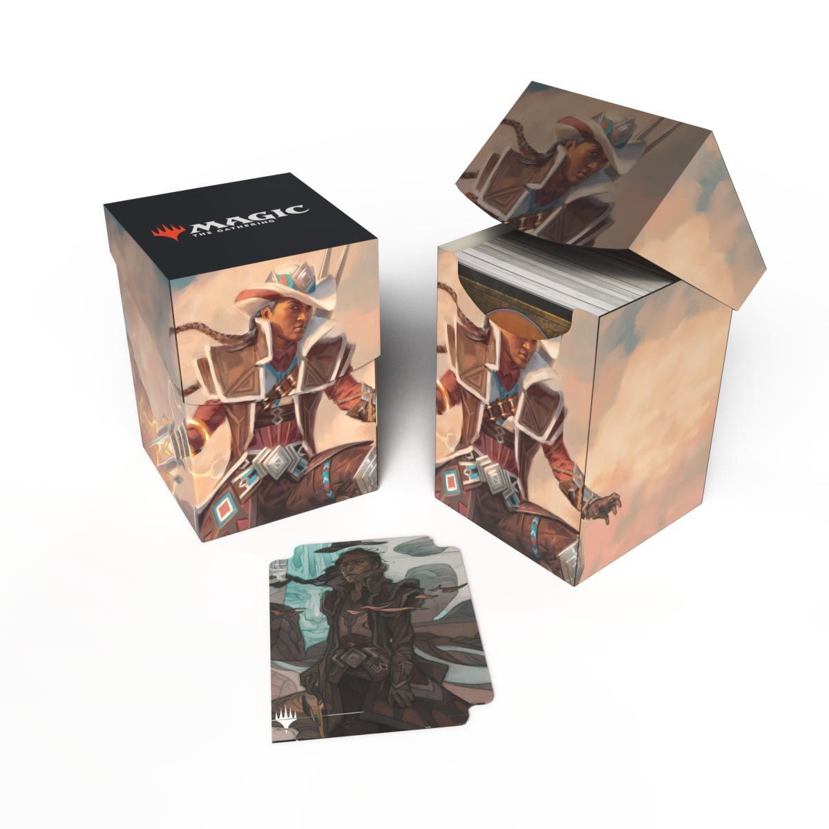 Item Deck Box 100+ MTG Les hors-la-loi de Croisetonnerre Key Art 5