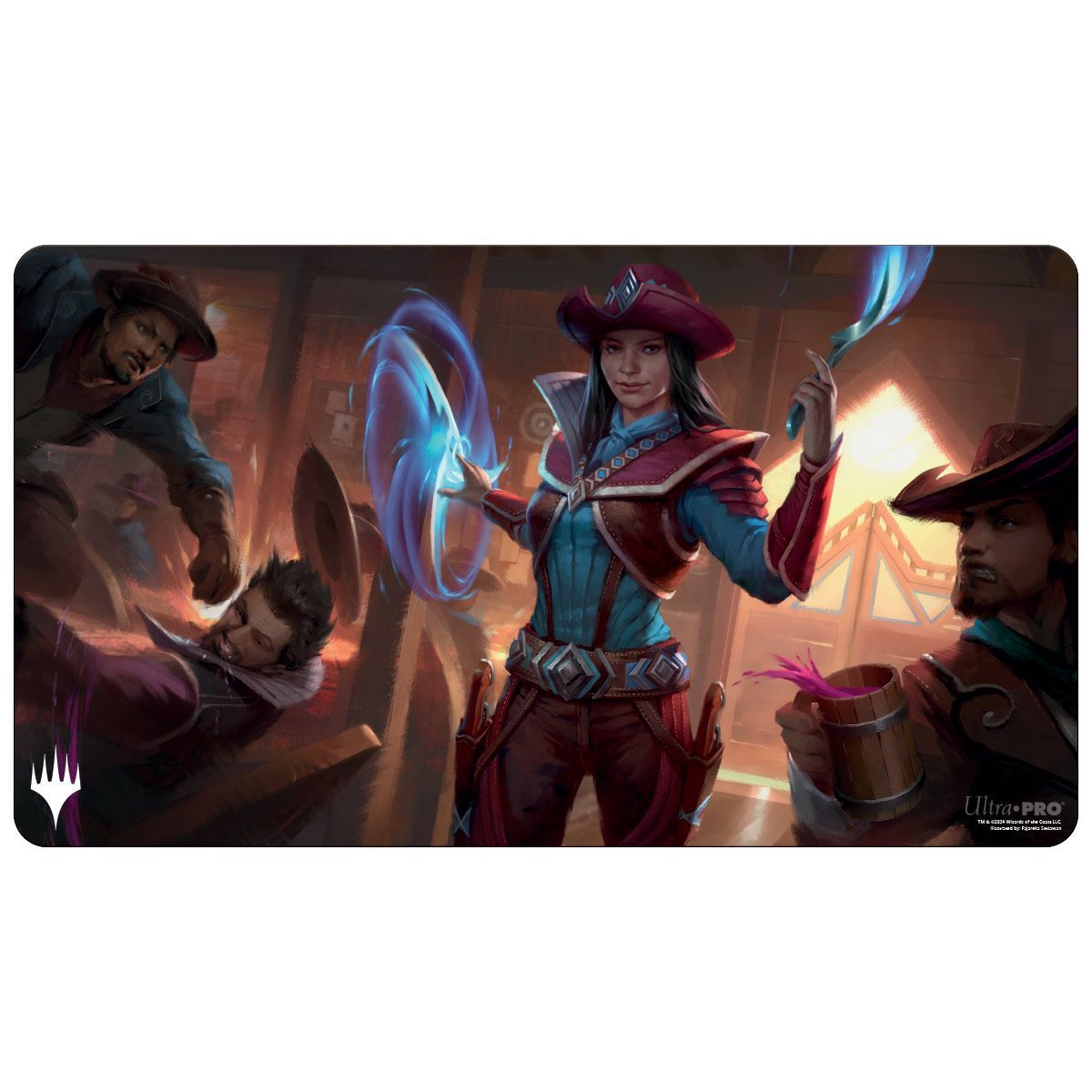 Item Tapis de Jeu - MTG Les hors-la-loi de Croisetonnerre Stella Lee, Wild Card Standard Gaming Playmat