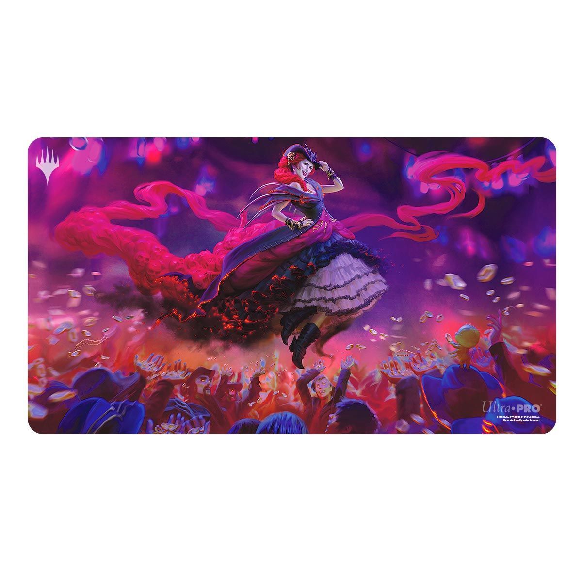 Item Tapis de Jeu - MTG Les hors-la-loi de Croisetonnerre Olivia, Opulent Outlaw Standard Gaming Playmat