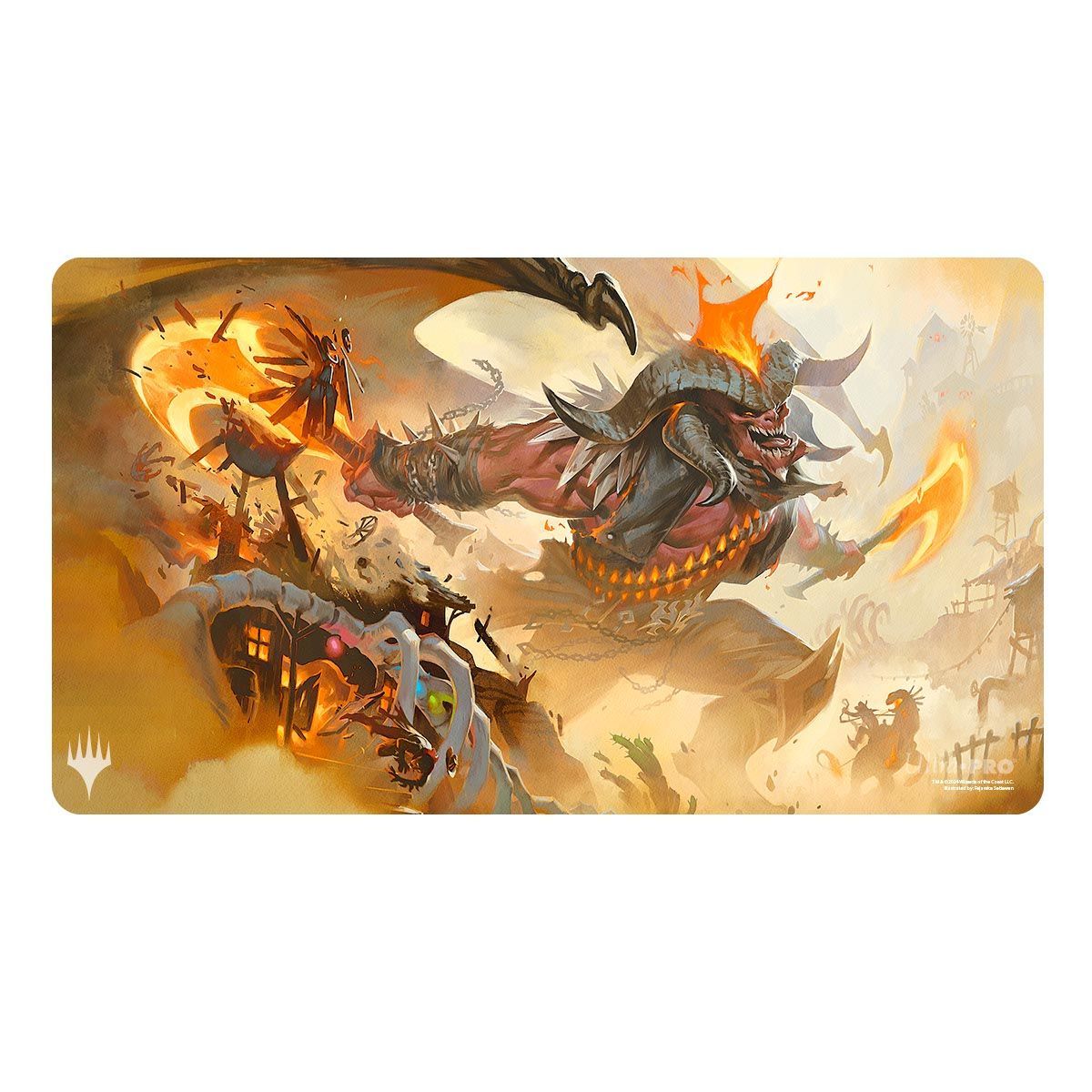 Item Tapis de Jeu - MTG Les hors-la-loi de Croisetonnerre Rakdos, the Muscle Standard Gaming Playmat Key Art