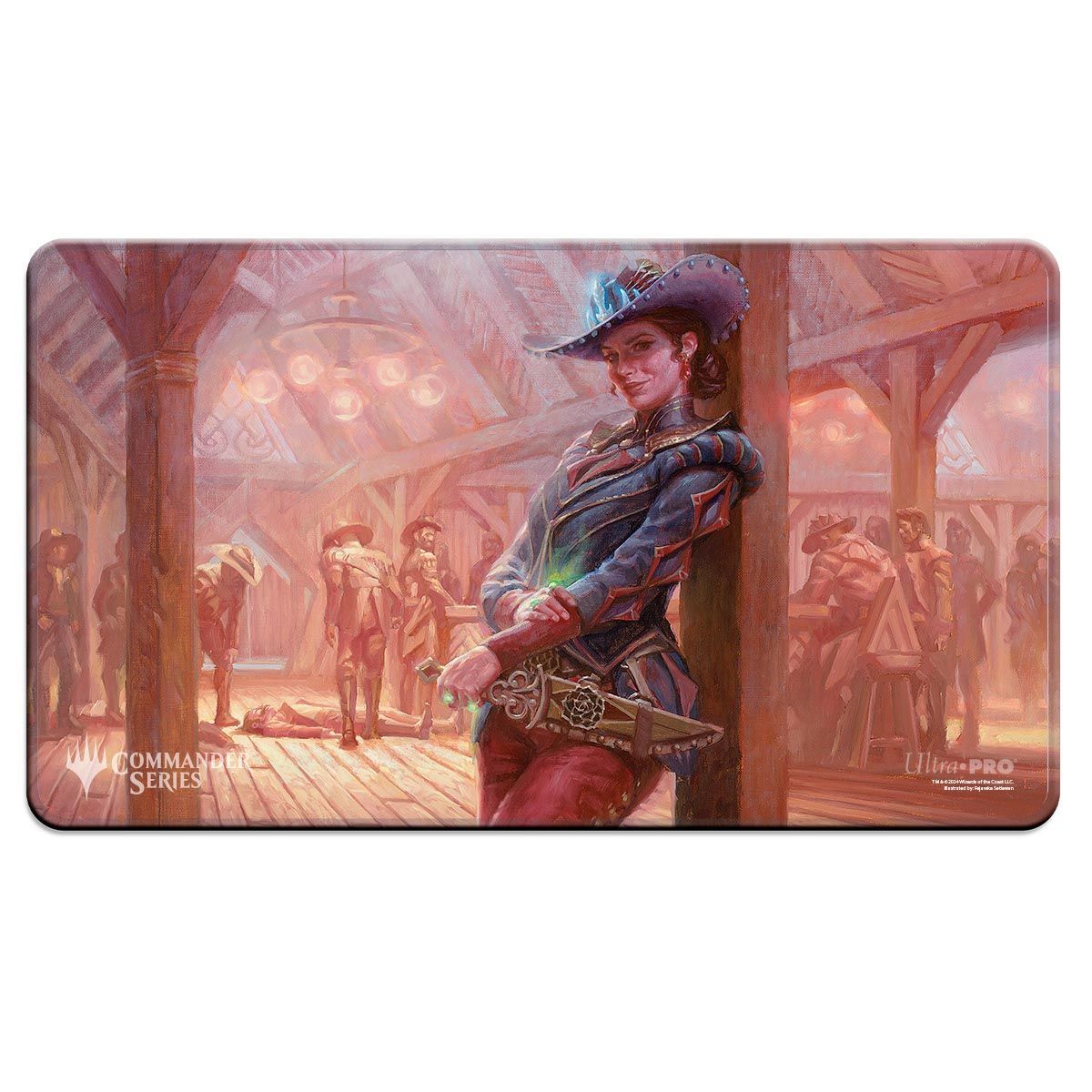 Item Tapis de Jeu - MTG Les hors-la-loi de Croisetonnerre Marchesa, Dealer of Death Stitched Edge Playmat