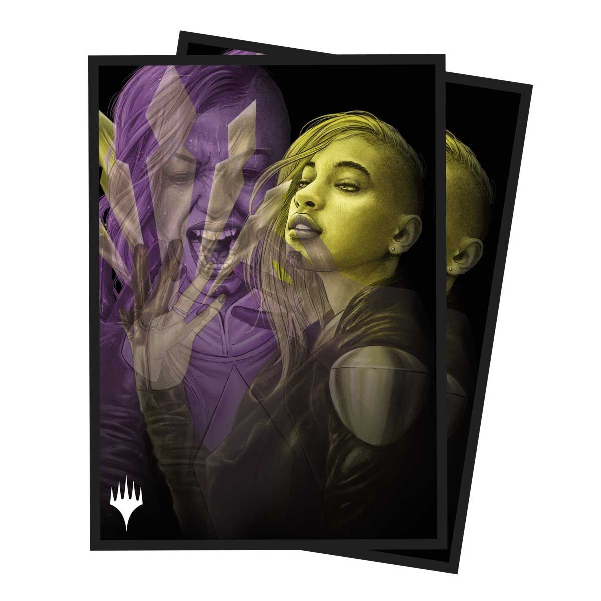 Item MTG Mornebrune 100ct Deck Protector Sleeves Alt Art Key Character Mythic 3