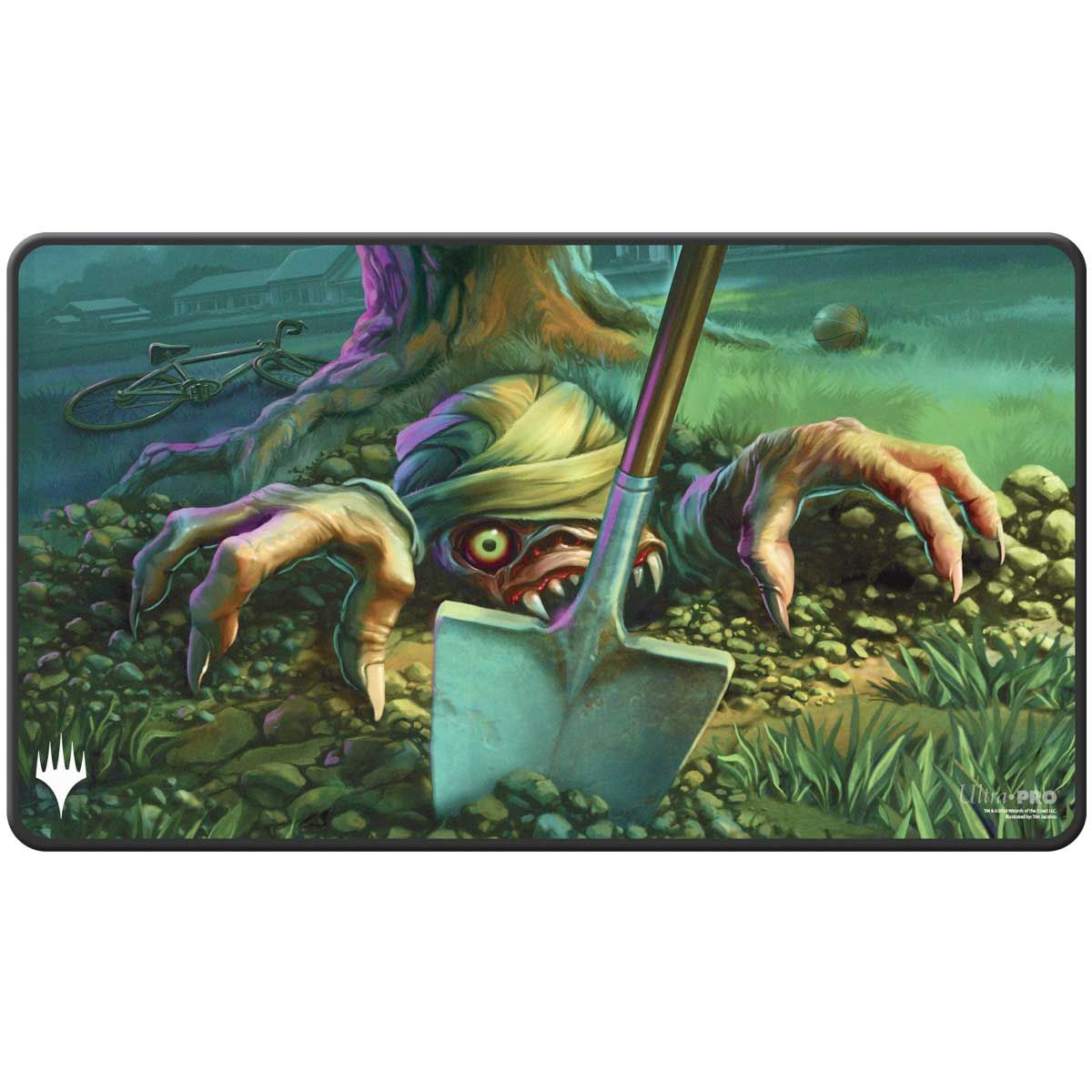 Item Tapis de Jeu - MTG Mornebrune Exhume Black Stitched Standard Gaming Playmat