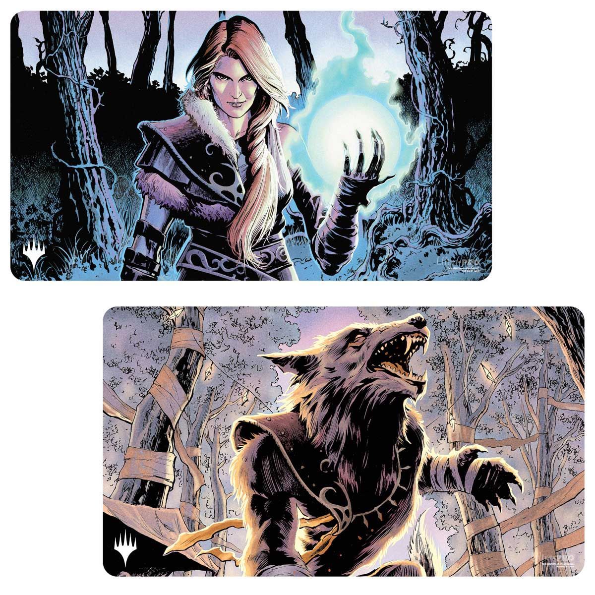 Item Tapis de Jeu - MTG Innistrad Remastered Arlinn Kord / Arlinn, Embraced by the Moon Double-Sided Playmat