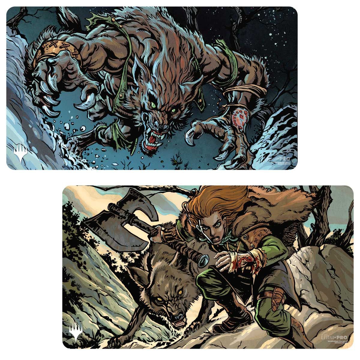 Item Tapis de Jeu - MTG Innistrad Remastered Huntmaster of the Fells / Ravager of the Fells Double-Sided Playmat
