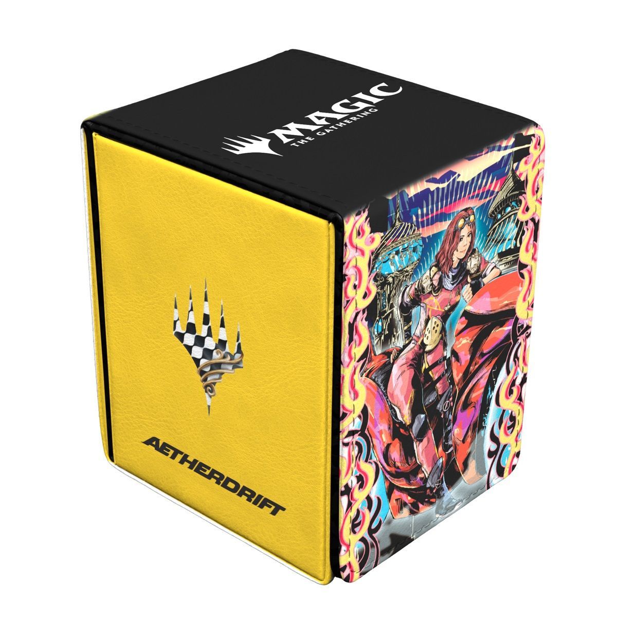 Item Deck Box ALCOVE Flip MTG Aetherdrift Chandra, Spark Hunter