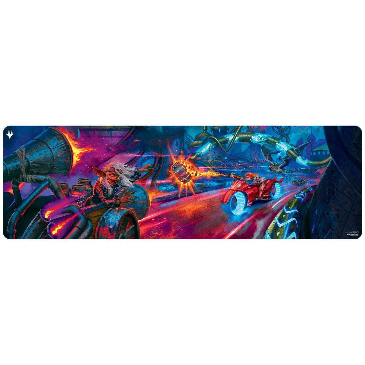 Item Tapis de Jeu - MTG Aetherdrift Goblin vs Chandra Attack 8ft Table Playmat
