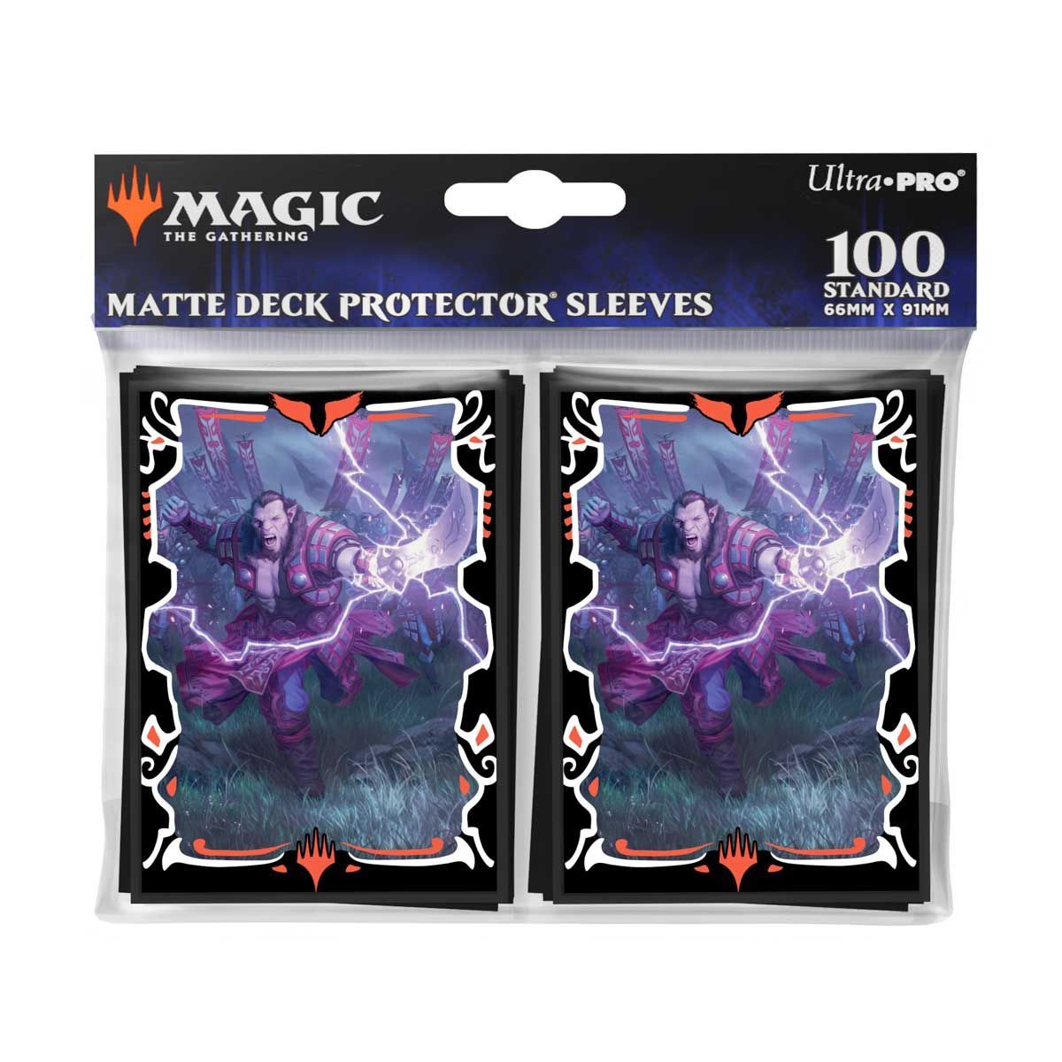 Item MTG Tarkir : la tempête des dragons Zurgo Stormrender (Mardu Surge Commander Deck) 100ct Deck Protector Sleeves