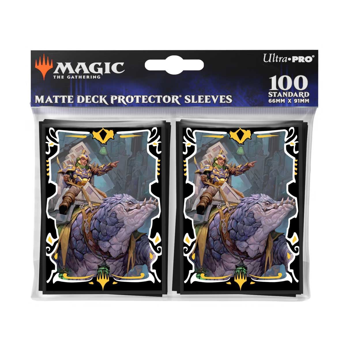 Item MTG Tarkir : la tempête des dragons Felothar the Steadfast (Abzan Armor Commander Deck) 100ct Deck Protector Sleeves