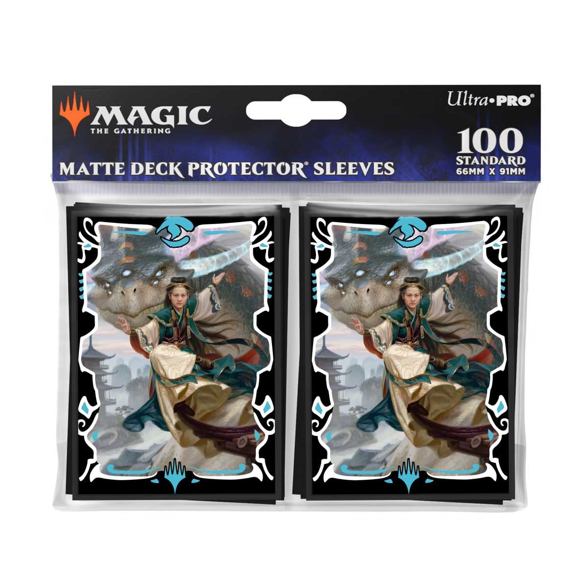 Item MTG Tarkir : la tempête des dragons Shiko and Narset, Unified (Jeskai Striker Commander Deck) 100ct Deck Protector Sleeves