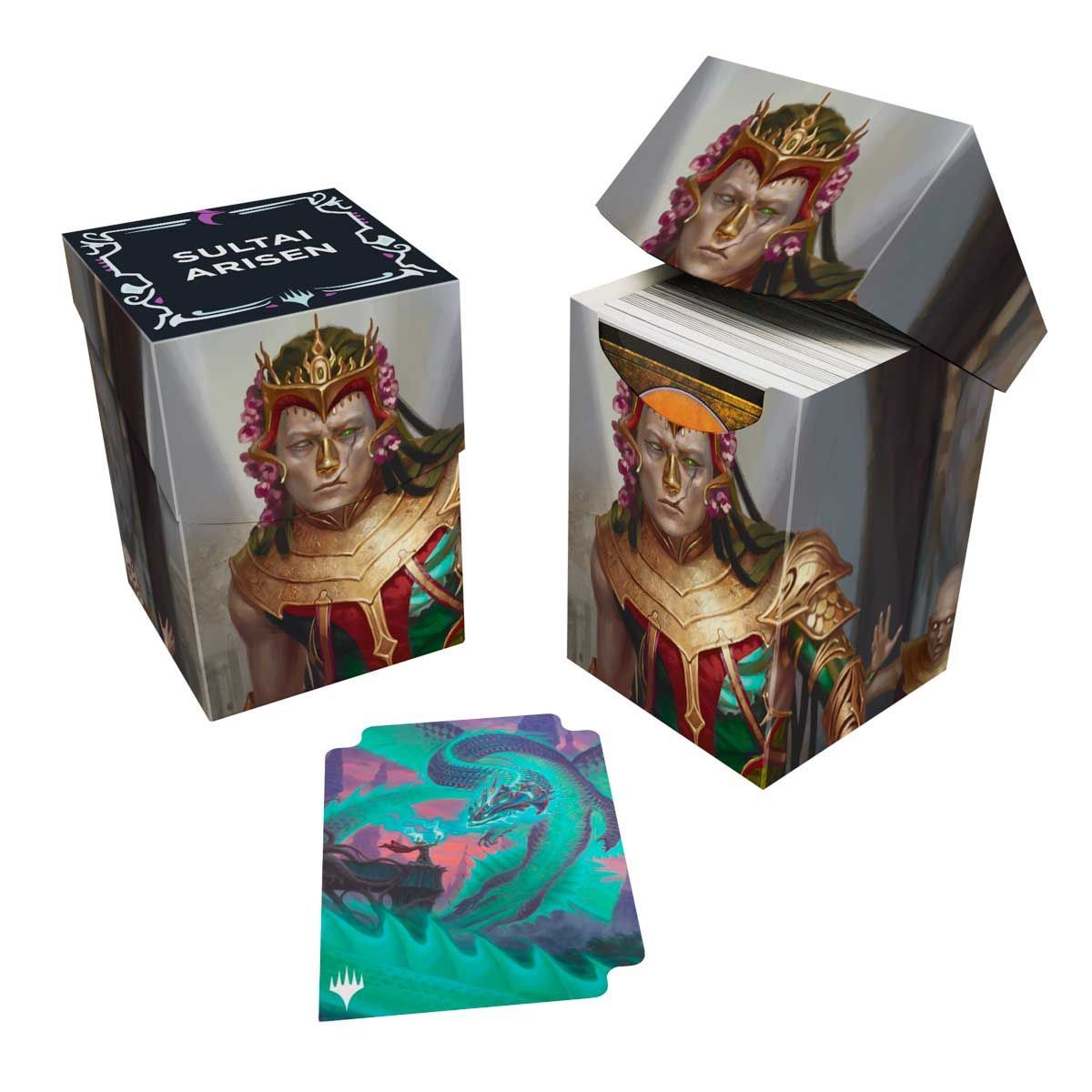 Item Deck Box 100+ MTG Tarkir : la tempête des dragons Kotis, Sibsig Champion / Teval, the Balanced Scale (Sultai Arisen Commander Deck)