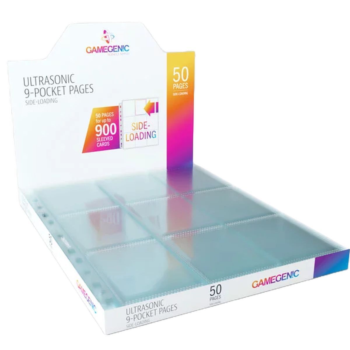 Item 50 Pages de Classeur - Gamegenic - 9 Pocket Ultrasonic Sideload