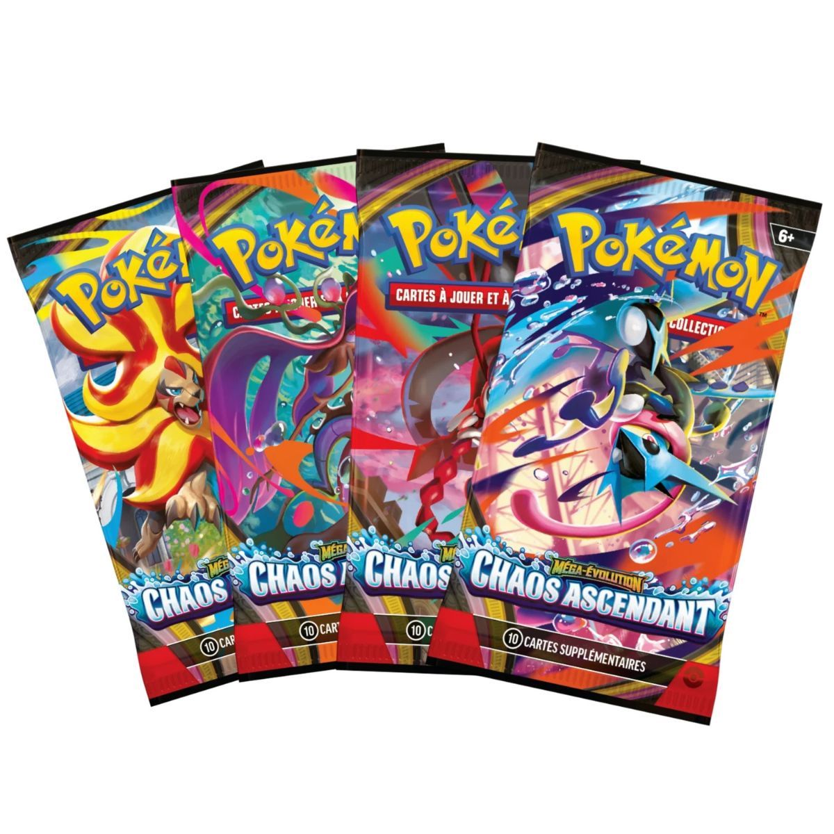 Artset [ME04] - Boosters Chaos Ascendant - Pokémon - FR - Les 4 Illustrations ME04 - [ME4]