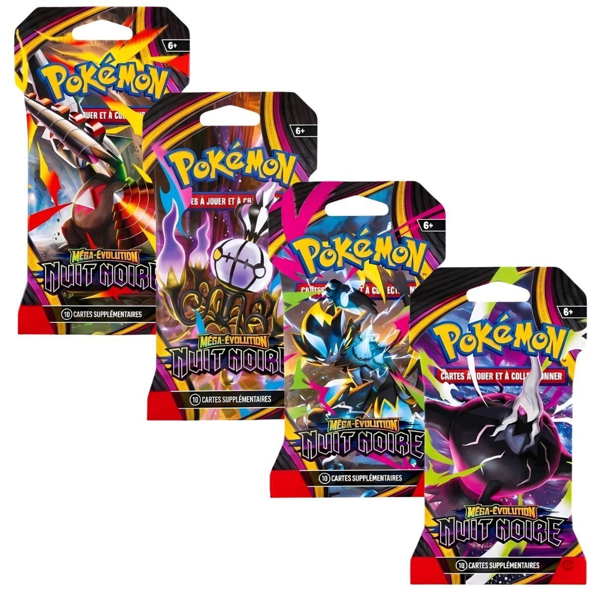 Artset [ME05] - Blister Boosters Nuit Noire - Pokémon - FR - Méga-Évolution [ME5]
