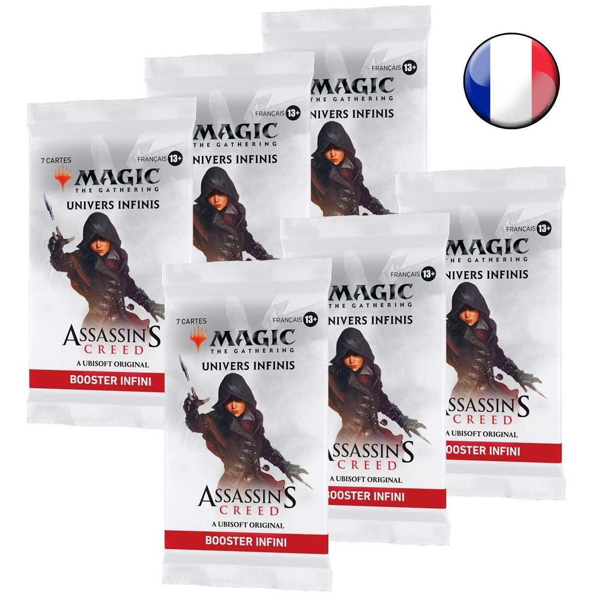 Item Assassin's Creed ACR - FR - Lot de 6 Booster Infinis - Magic the Gathering