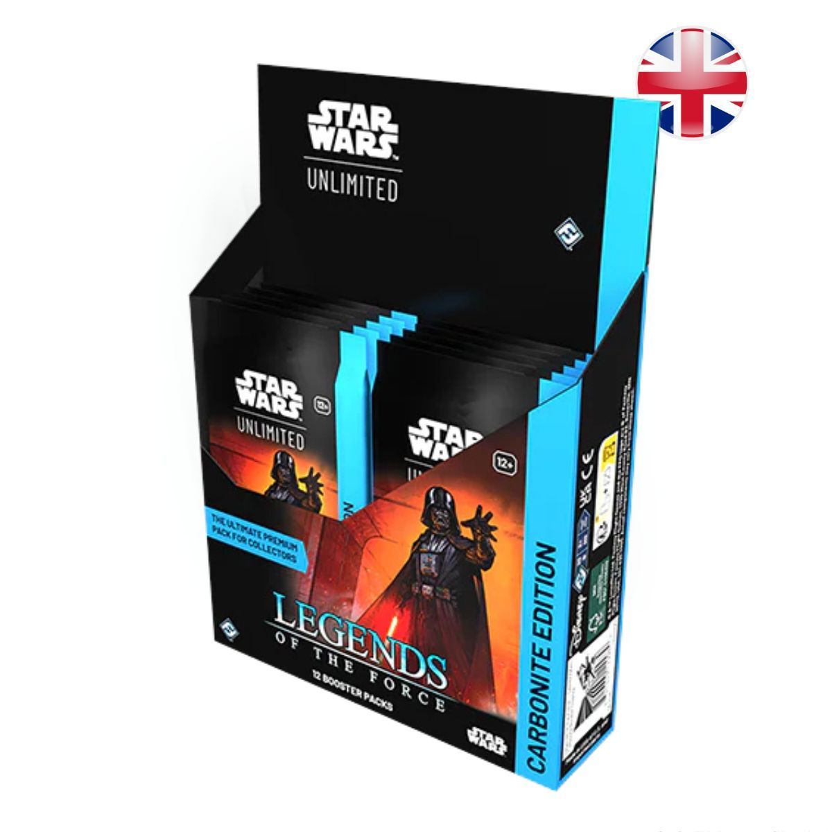 Boite de 12 Boosters Carbonite - Star Wars Unlimited - FR - Légendes de la Force - SWU5