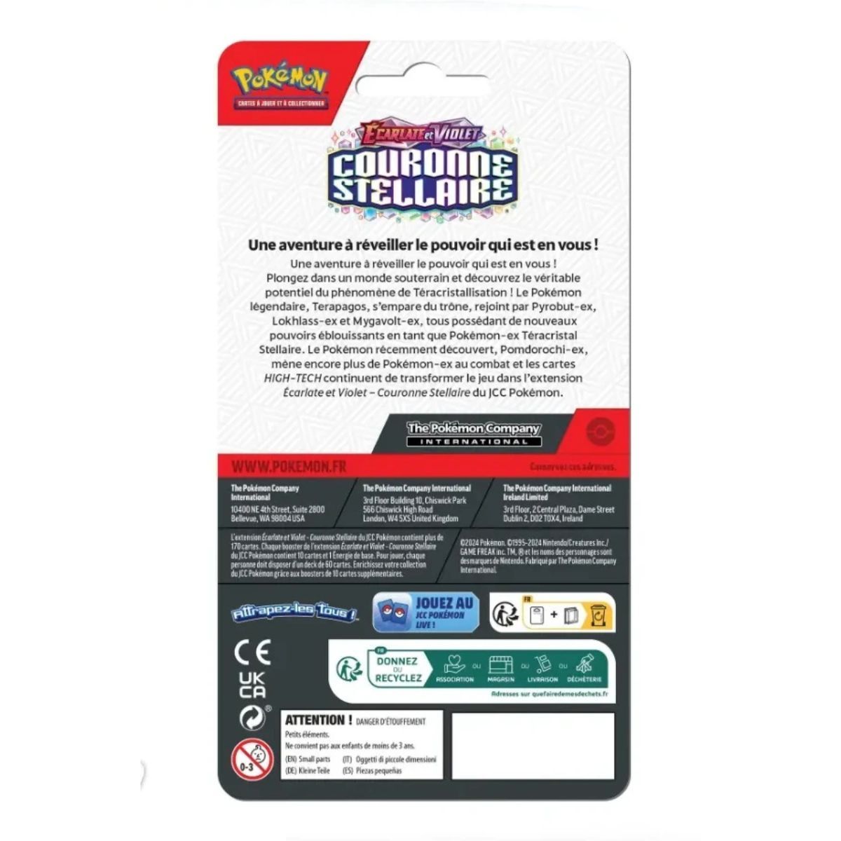 Booster Blister Couronne Stellaire - Boosters - FR - [SV7][EV07] - Pokémon
