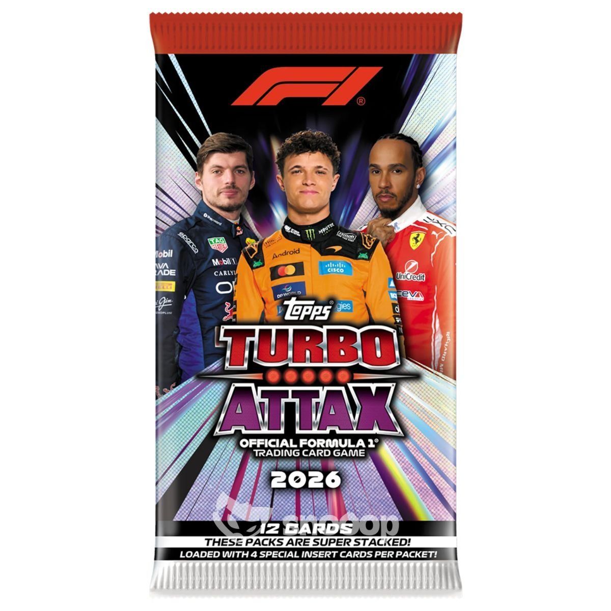Item Booster F1 Turbo Attax 2026/27 - Topps - 12 cartes - EN