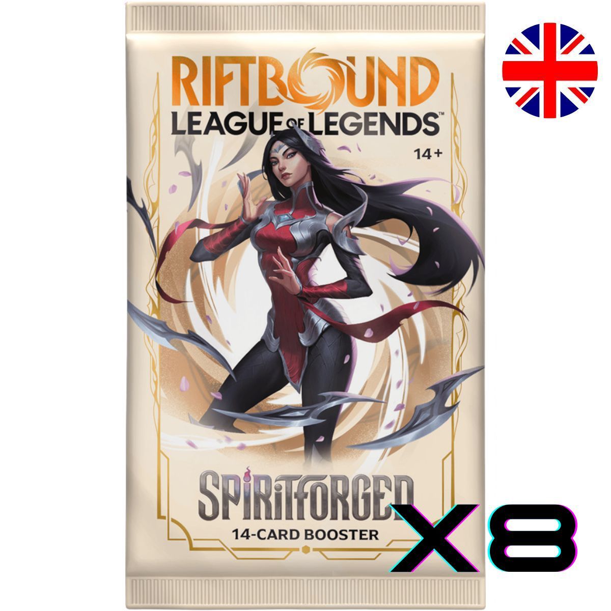 Item Booster Set 2 Spiritforged - Lot de 8 Paquets de 14 Cartes - EN - Riftbound : LoL TCG