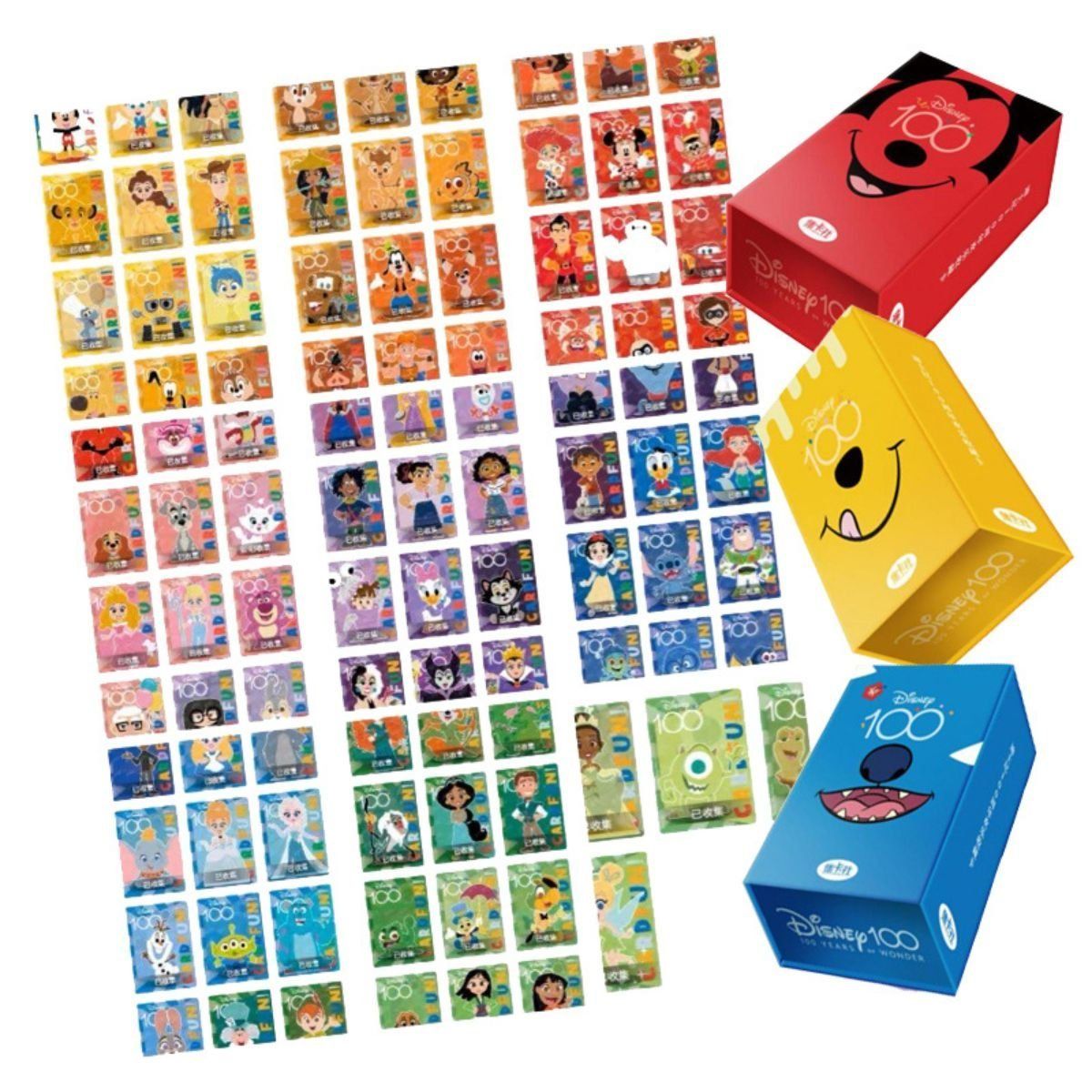CardFun - Boîte de 10 Boosters - Disney 100 Joyful Deluxe Edition - CH