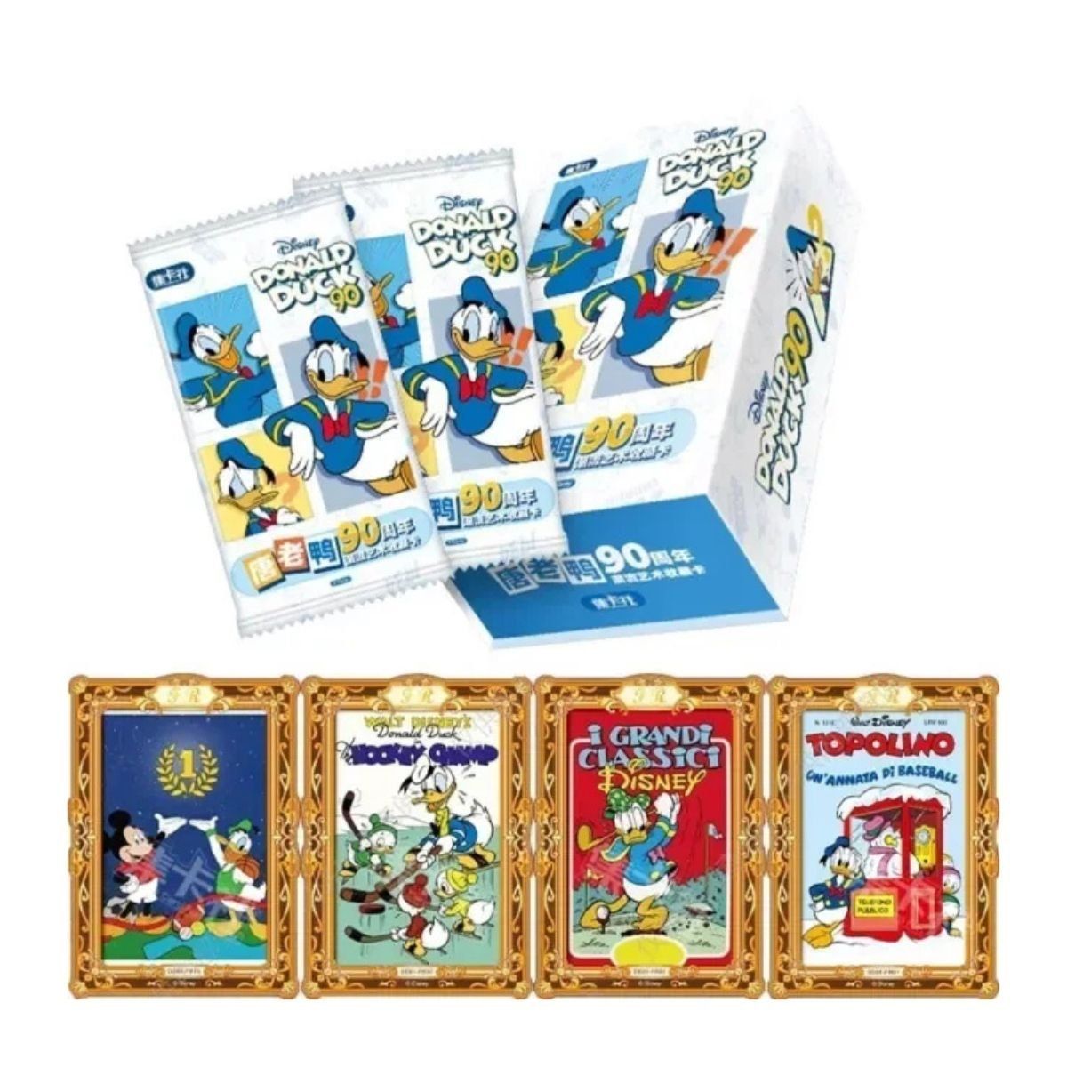 CardFun - Boîte de 10 Boosters - Disney : Donald Duck 90e Anniversaire - CH