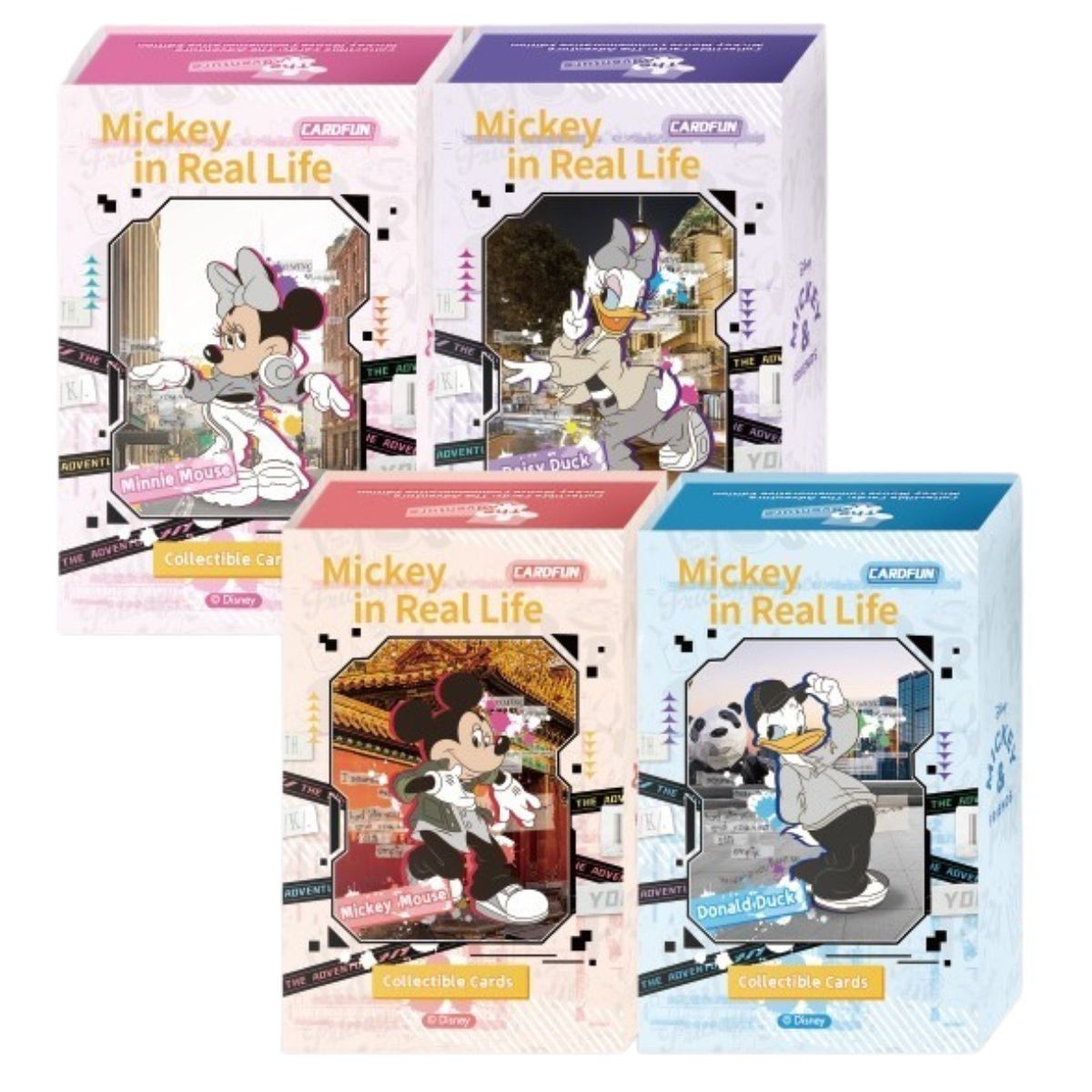 CardFun - Boîte de 10 Boosters - Disney : Mickey in Real Life - CH