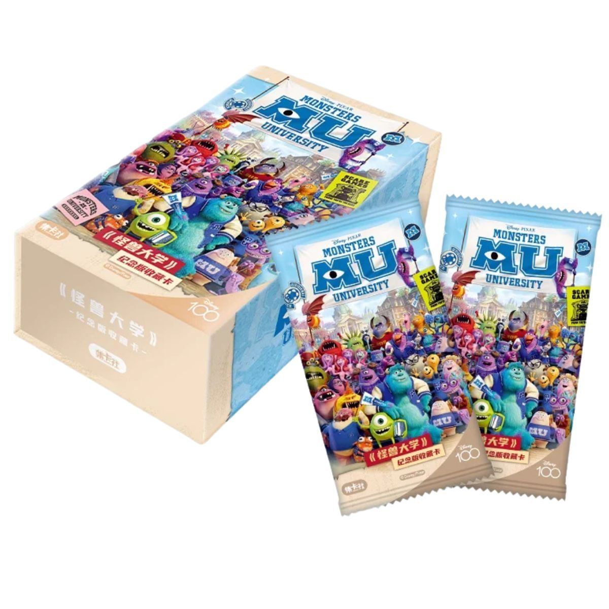 CardFun - Boîte de 10 Boosters - Disney Pixar : Monstres Academy - CH