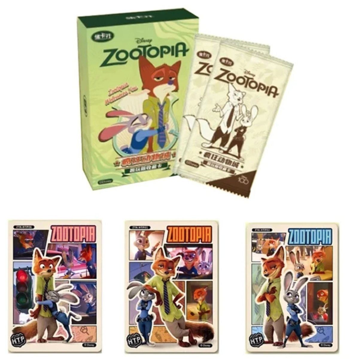 CardFun - Boîte de 10 Boosters - Disney : Zootopie Fun Edition - CH