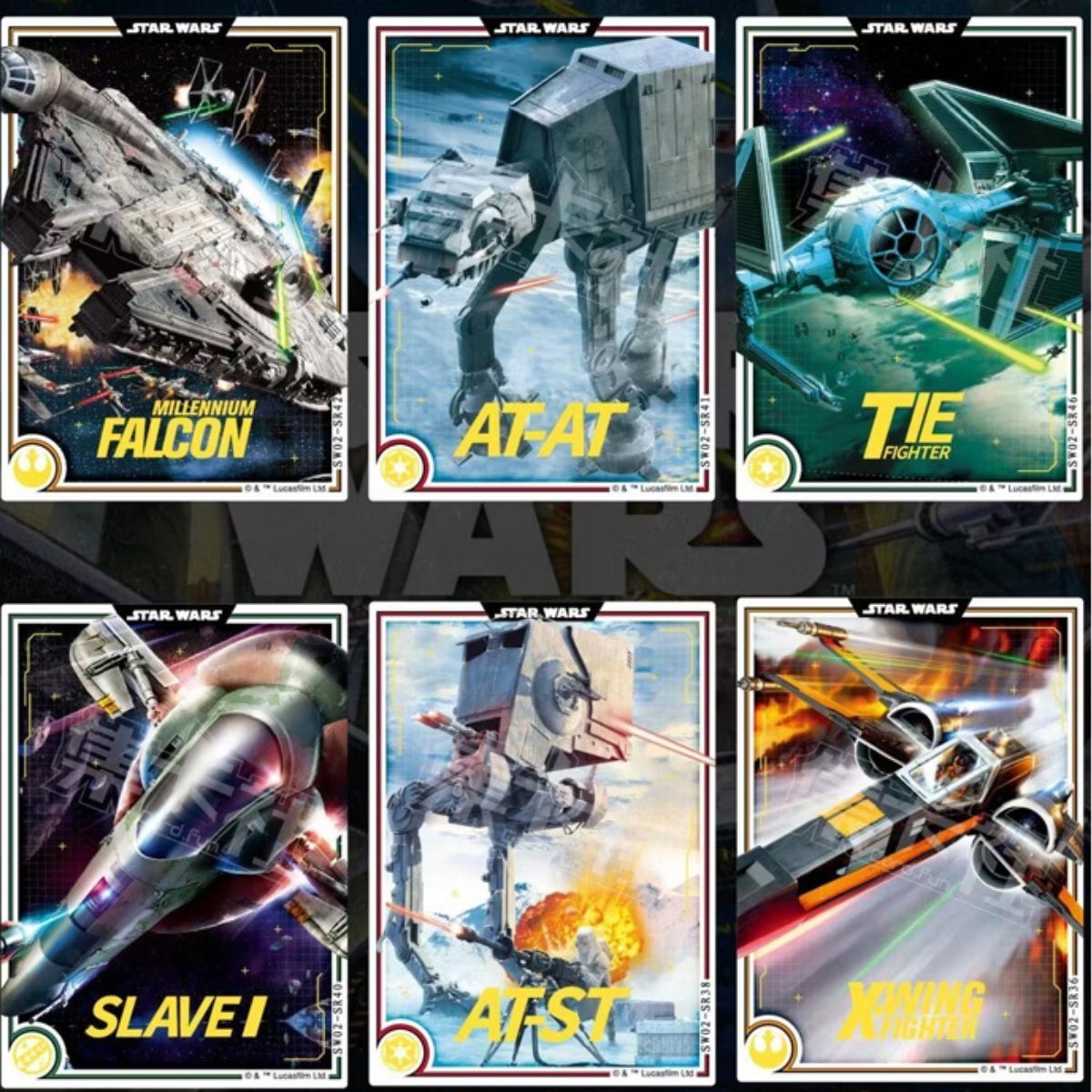 CardFun - Coffret Métal 4 Boosters - Star Wars Deluxe Edition - CH
