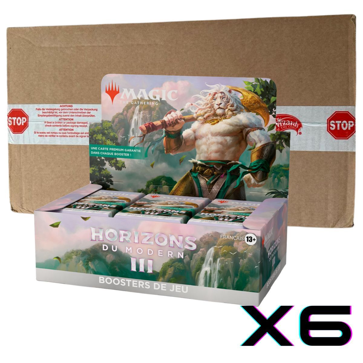 Case de 6 Display Modern Horizons 3 MH3 - FR - Booster Play - Magic the Gathering