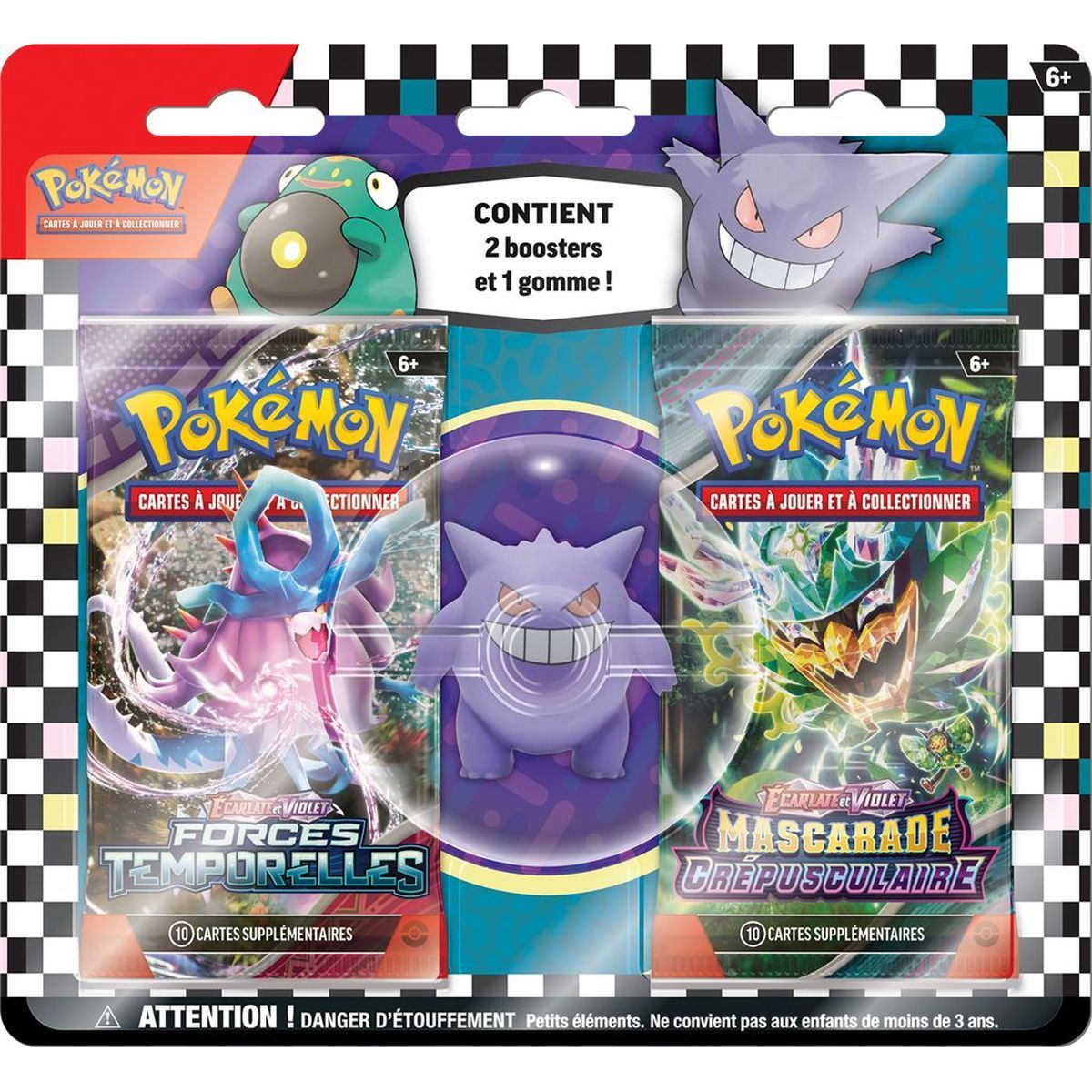 Item Coffret - Blister Gomme Rentrée des Classes Ectoplasma - FR - Pokémon