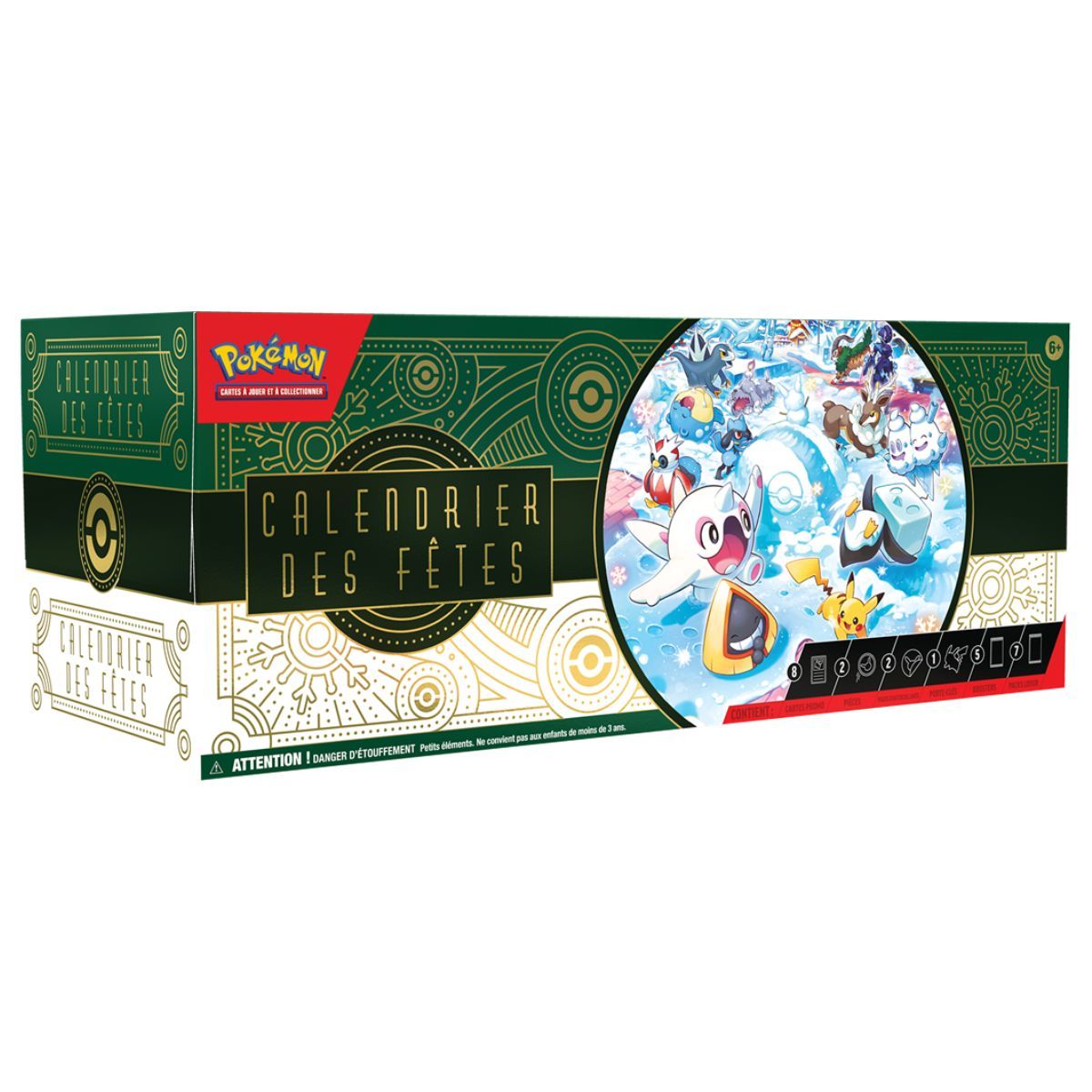 Coffret - Calendrier des fêtes 2024 (de l'avent) - Pokémon - FR