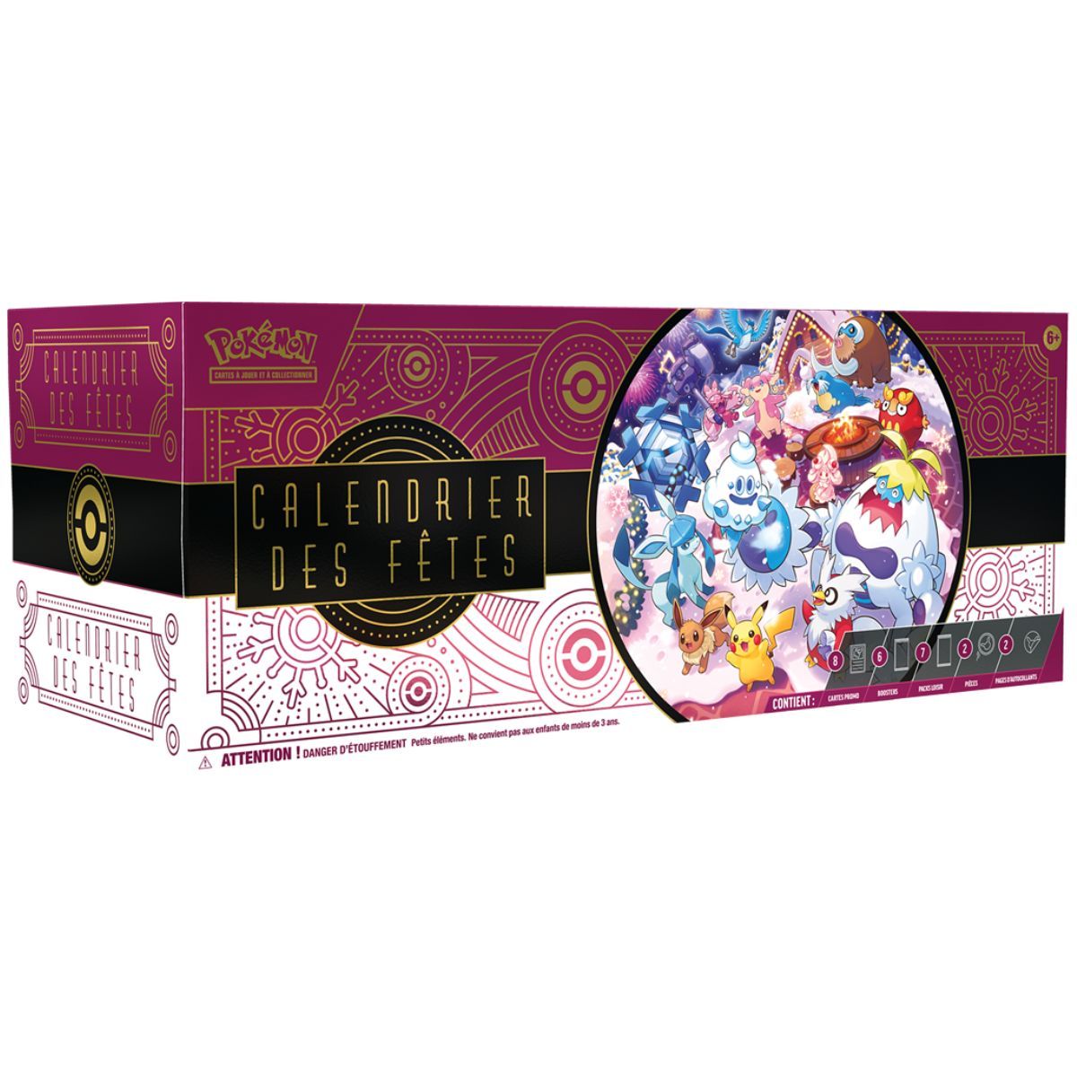 Coffret - Calendrier des fêtes 2025 (de l'avent) - Pokémon - FR