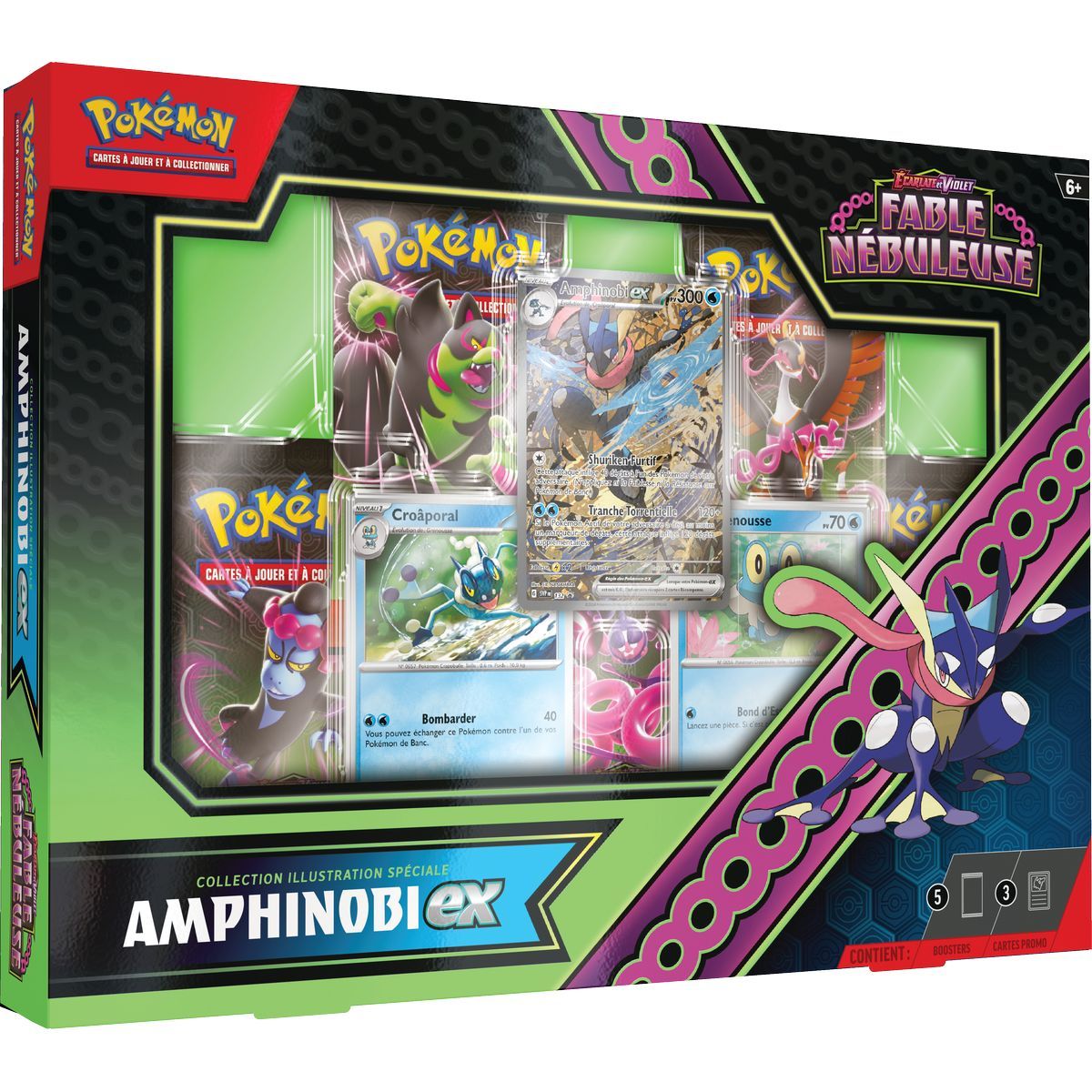 Coffret Collection Illustration Spéciale - Fable Nébuleuse - Amphinobi EX - FR - [SV6.5][EV6.5] - Pokémon