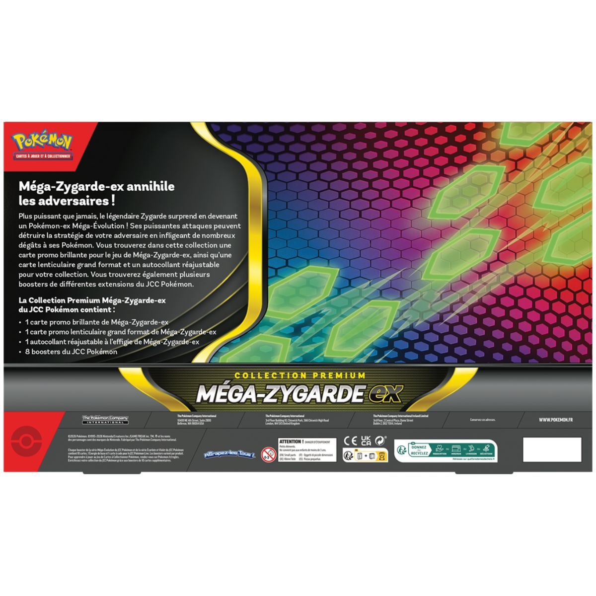 Coffret - Collection Premium - Méga-Zygarde EX - FR - Pokémon - MAI 2026