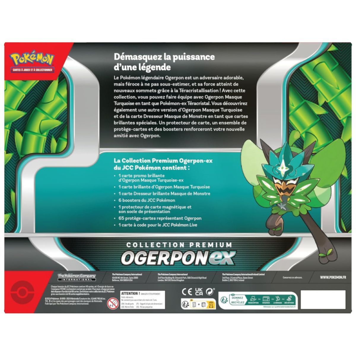 Coffret Collection Premium - Ogerpon EX - FR - Pokémon