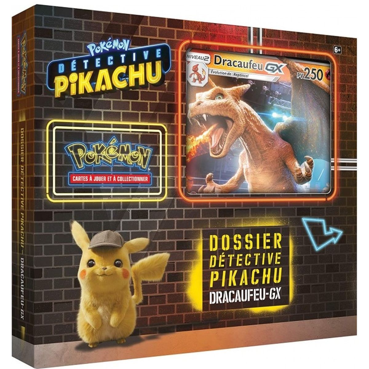 Coffret - Détective Pikachu - Dracaufeu GX - FR - Pokémon