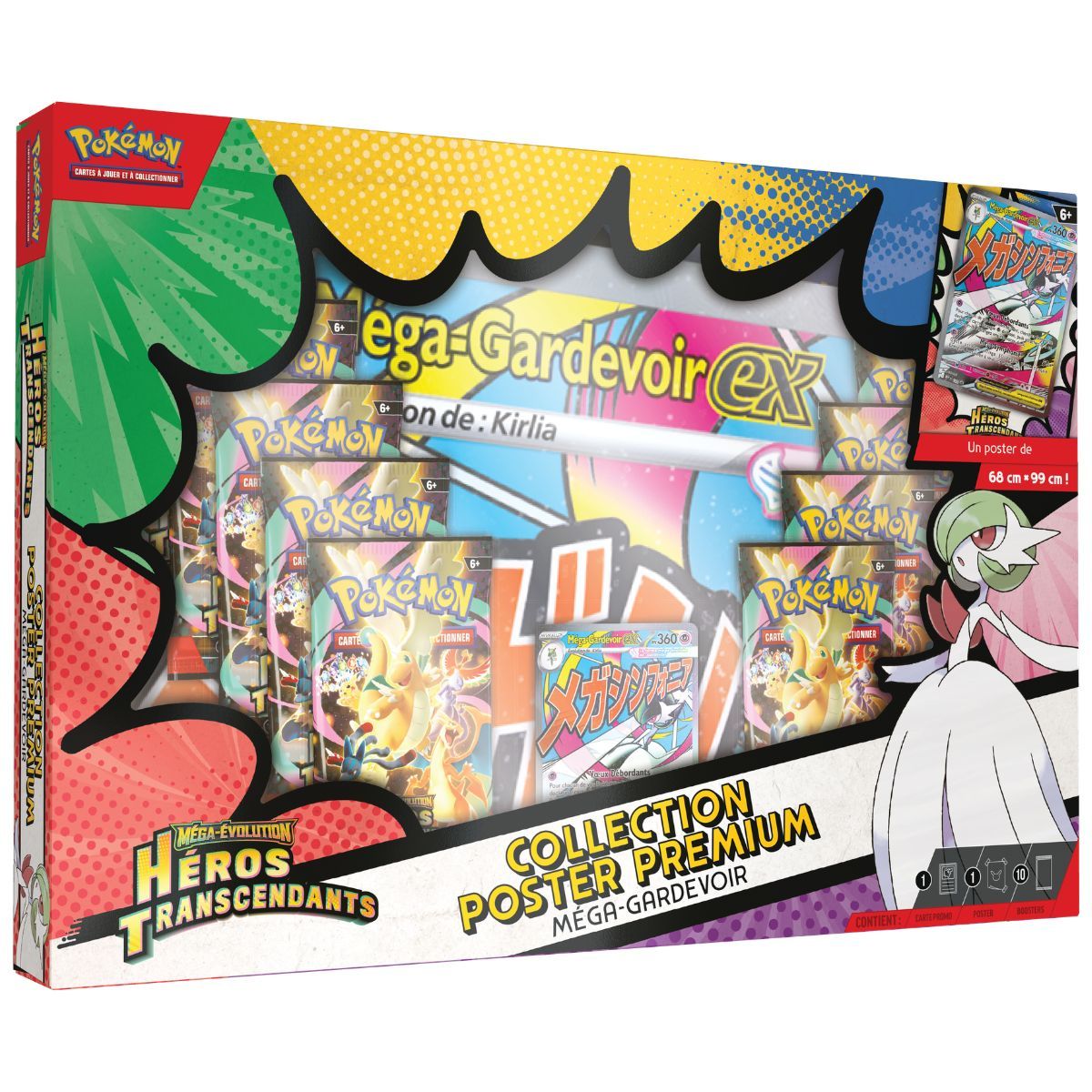 Coffret - Méga-Gardevoir - Premium Collection Poster - Héros Transcendants - FR - Pokémon [ME2.5]