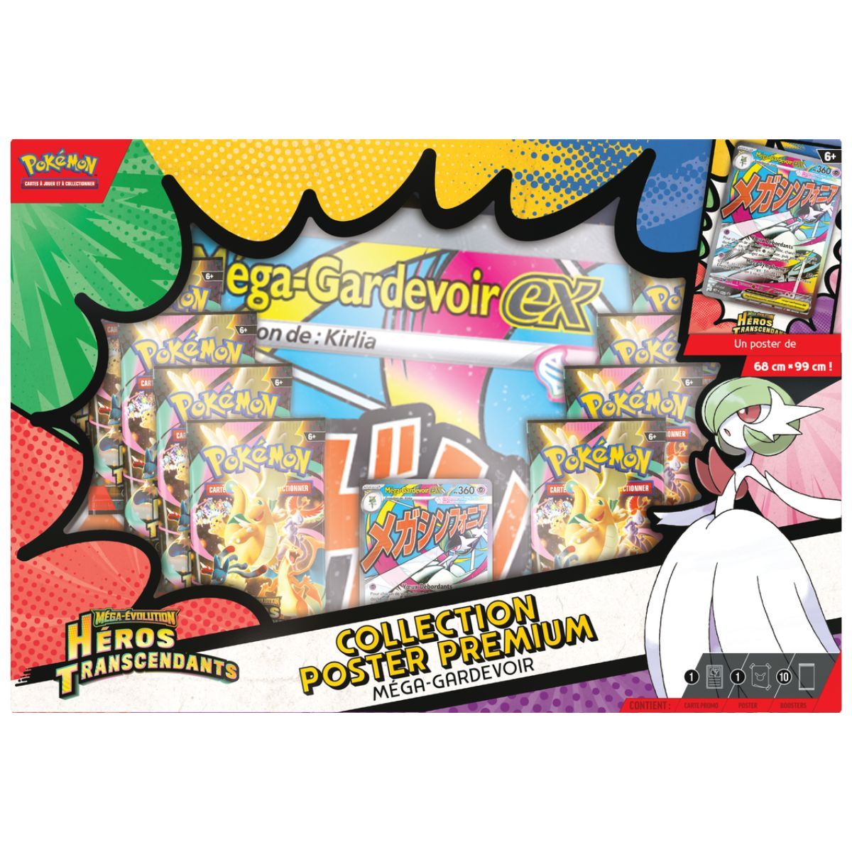 Coffret - Méga-Gardevoir - Premium Collection Poster - Héros Transcendants - FR - Pokémon [ME2.5]