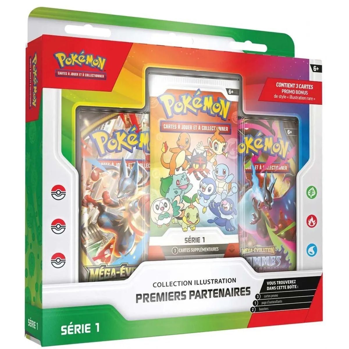 Item Coffret - Premiers Partenaires - Collection Illustration - Série 1 - FR - Pokémon [ME01] [ME02]
